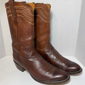 Lucchese Rich Brown Western Boots siz3e 13